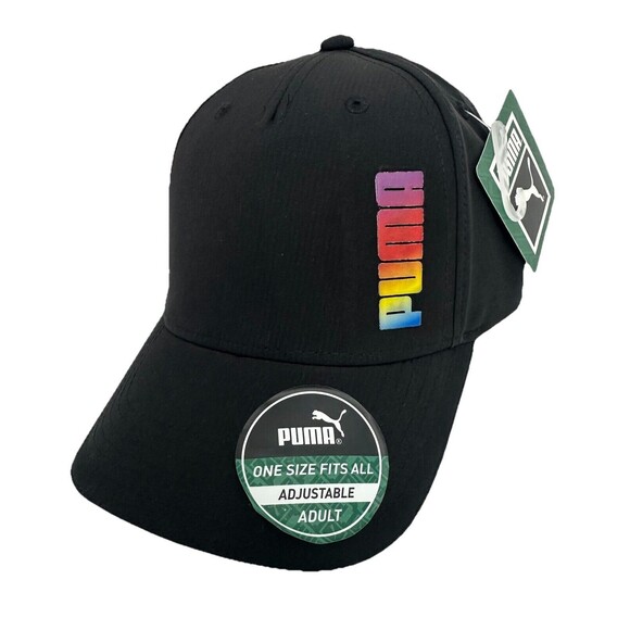 PUMA‎ Women's Evercat Dash Adjustable Cap, Black/Multi One Size New - Picture 1 of 12